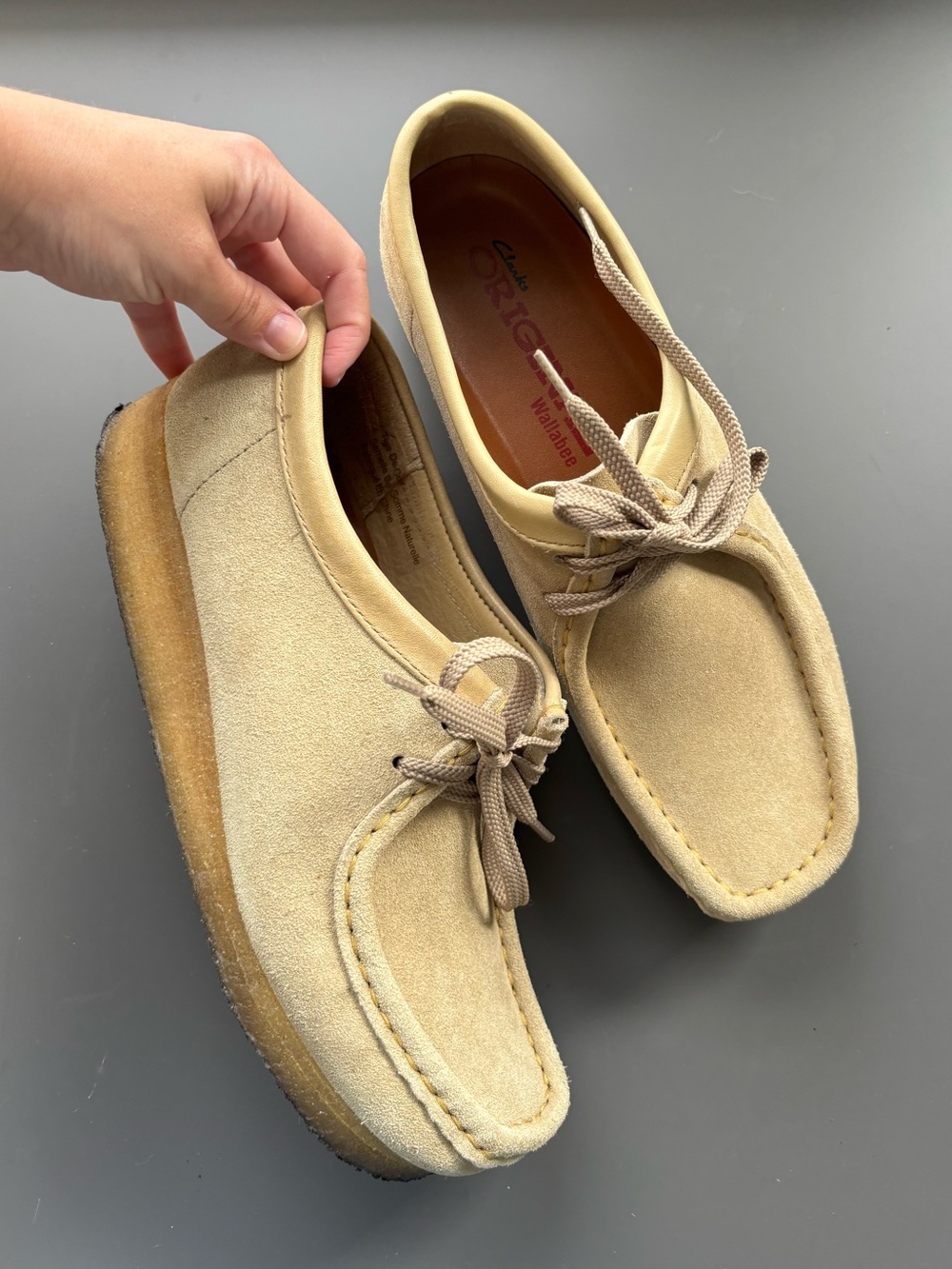 Clark’s Originals Wallabees- Men’s 9 - Picture 3 of 7